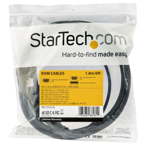 StarTech.com Cable KVM USB de 3 m para Consola de Montaje en Armario Rack StarTech.com Cable KVM USB de 3 m para Consola de Montaje en Armario Rack