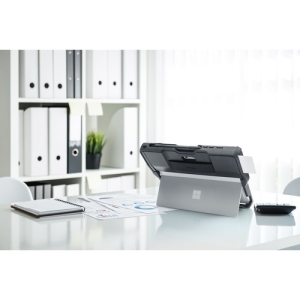 Kensington Funda resistente BlackBelt™ con lector de tarjetas inteligentes integrado (CAC) para Surface™ Go Kensington Funda resistente BlackBelt™ con lector de tarjetas inteligentes integrado (CAC) para Surface™ Go