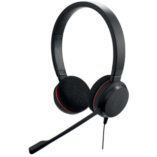 Jabra Evolve 20 USB-C MS Stereo Auriculares Alámbrico Diadema Oficina/Centro de llamadas USB Tipo C Negro