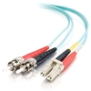 C2G 85543 cable de fibra optica 5 m LC ST OFNR Turquesa