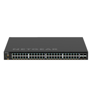 NETGEAR M4350-48G4XF Gestionado L3 Gigabit Ethernet (10/100/1000) Energía sobre Ethernet (PoE) 1U Negro