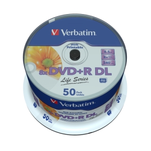 5 GB DVD+R DL 50 pieza(s)
