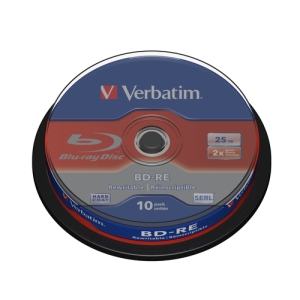 Alternative view of Verbatim BD-RE SL 25GB 2x 10 Pack Spindle 10 pieza(s)