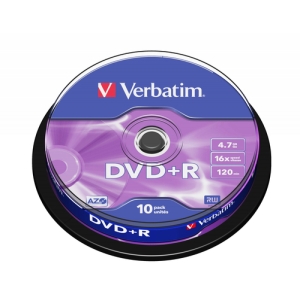 Verbatim DVD+R Matt Silver 4