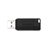 Verbatim PinStripe - Unidad USB de 16 GB - Negro