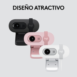 Logitech Brio 100 cámara web 2 MP 1920 x 1080 Pixeles USB Blanco Logitech Brio 100 cámara web 2 MP 1920 x 1080 Pixeles USB Blanco