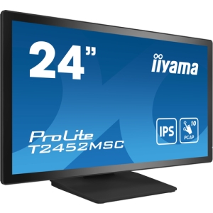 iiyama ProLite T2452MSC-B1 pantalla para PC 60,5 cm (23.8") 1920 x 1080 Pixeles Full HD LCD Pantalla táctil Multi-usuario Negro 5 cm (23.8