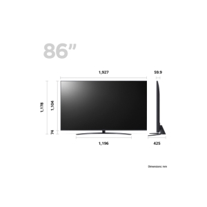 LG 86UR81006LA 2,18 m (86") 4K Ultra HD Smart TV Wifi Negro LG 86UR81006LA 2,18 m (86") 4K Ultra HD Smart TV Wifi Negro