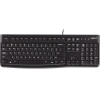Logitech K120 Corded Keyboard teclado USB QWERTY Inglés Negro