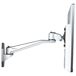 StarTech.com Brazo de Montaje en Pared para Soporte de Monitores VESA hasta 30" - con Brazo Articulado de 26cm - Premium