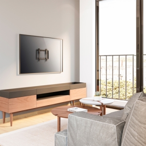 AISENS Soporte Eco Inclinable Para Monitor/TV 35kg De 23-42, Negro