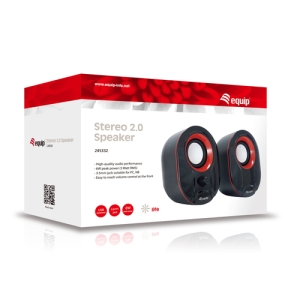 Equip 245332 altavoz Negro, Rojo Alámbrico 3 W