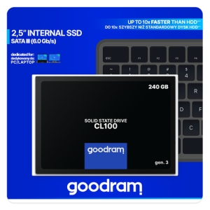 SSD 240GB CL100 G.3 2,5 SATA III SSD 240GB CL100 G.3 2,5 SATA III