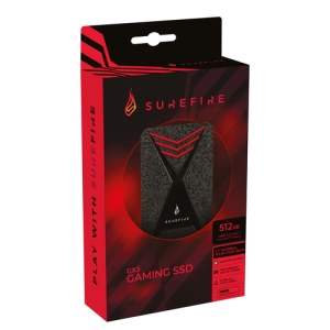 SureFire Gaming 512 GB Negro, Gris