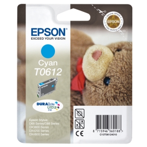 Epson Teddybear Cartucho T0612 cian (etiqueta RF)