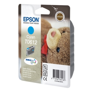 Alternative view of Epson Teddybear Cartucho T0612 cian (etiqueta RF)