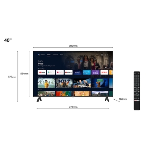TCL S54 Series 40S5400A Televisor 101,6 cm (40") Full HD Smart TV Wifi Negro TCL S54 Series 40S5400A Televisor 101,6 cm (40") Full HD Smart TV Wifi Negro
