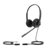 Yealink YHS34 DUAL auricular y casco Auriculares Alámbrico Diadema Oficina/Centro de llamadas Negro Yealink YHS34 Auriculares Alámbrico Diadema Oficina/Centro de llamadas Negro
