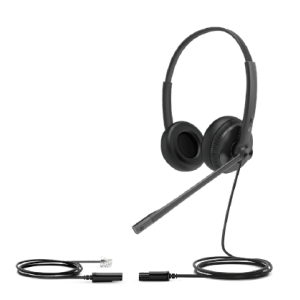 Yealink YHS34 Auriculares Alámbrico Diadema Oficina/Centro de llamadas Negro