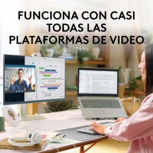 Logitech Brio 100 cámara web 2 MP 1920 x 1080 Pixeles USB Blanco Logitech Brio 100 cámara web 2 MP 1920 x 1080 Pixeles USB Blanco