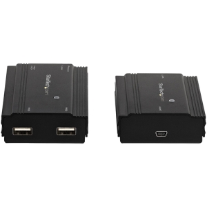 StarTech.com Hub Concentrador Extensor USB 2.0 de 4 Puertos por un Solo Cable Ethernet CAT5e/CAT6 RJ45 - 100m - Juego de Alargador USB - Caja de Metal - Alimentación Externa - 480 Mbps StarTech.com Hub Concentrador Extensor USB 2.0 de 4 Puertos por un Solo Cable Ethernet CAT5e/CAT6 RJ45 - 100m - Juego de Alargador USB - Caja de Metal - Alimentación Externa - 480 Mbps