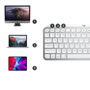 Logitech MX Keys Mini For Mac Minimalist Wireless Illuminated Keyboard teclado Bluetooth QWERTZ Suizo Gris Logitech MX Keys Mini For Mac Minimalist Wireless Illuminated Keyboard teclado Bluetooth QWERTZ Suizo Gris