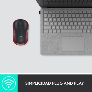 Logitech M185 ratón Ambidextro RF inalámbrico Óptico 1000 DPI