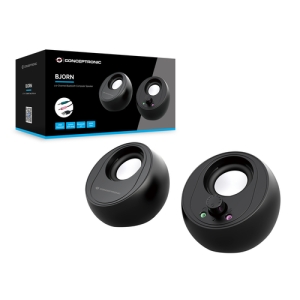 Conceptronic BJORN01B altavoz De 2 vías Negro Inalámbrico y alámbrico 10 W