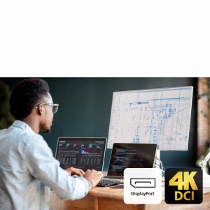 ATEN Conmutador KVM 4K DisplayPort USB-C de 2 puertos con paso de corriente