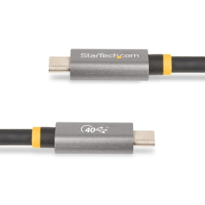 StarTech.com Cable de 1m USB4 - Cable USB-C Certificado por USB-IF - Cable USB Tipo C - 40Gbps - Power Delivery PD de 100W - 8K 60Hz - Compatible con Thunderbolt 4/3/USB 3.2 StarTech.com Cable de 1m USB4 - Cable USB-C Certificado por USB-IF - Cable USB Tipo C - 40Gbps - Power Delivery PD de 100W - 8K 60Hz - Compatible con Thunderbolt 4/3/USB 3.2