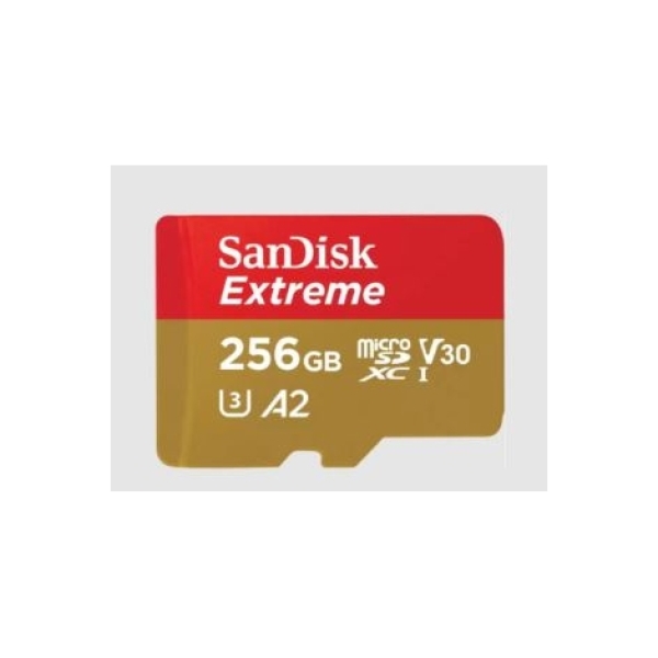 Extreme microSDXC 256GB+SD 190MB/s