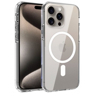 FUNDA MOVIL BACK COVER COOL MAGNETIC TRANSPARENTE IPHONE 15 PRO MAX
