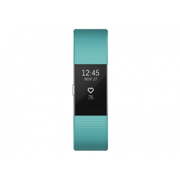 PULSERA DEPORTIVA FITBIT CHARGE 2 S TEAL SILVER