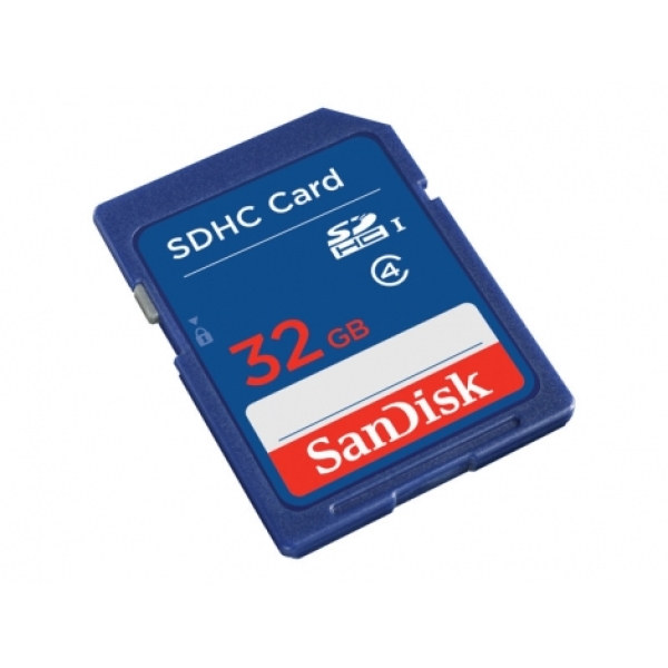 SanDisk 32GB SDHC Class 4 Mem Card