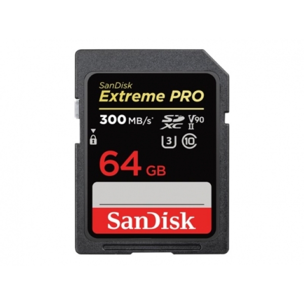 SanDisk Extreme PRO SDHC" UHS-II 64GB