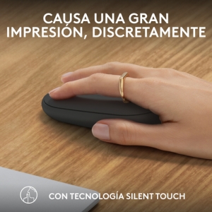 Logitech Pebble 2 M350s ratón Ambidextro RF Wireless + Bluetooth Óptico 4000 DPI
