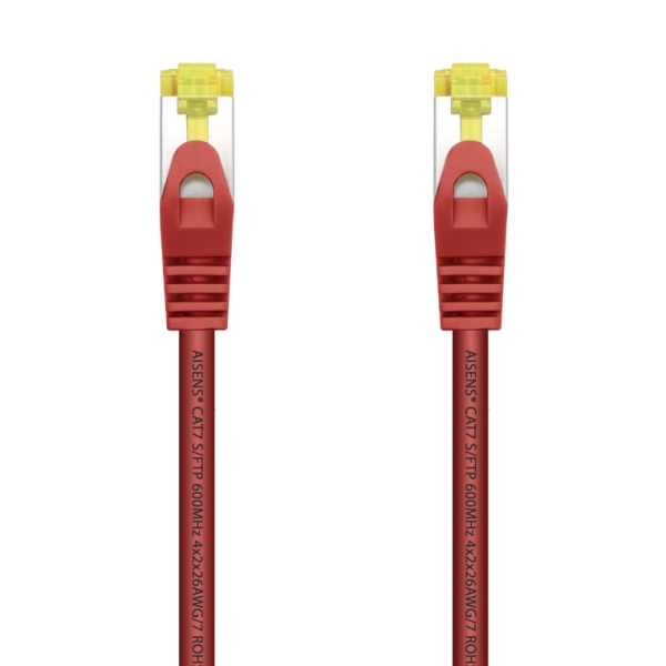 AISENS Cable De Red Latiguillo RJ45 LSZH Cat.7 600 MHz S/FTP PIMF AWG26