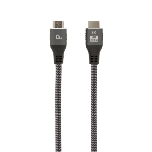 CABLE TRENZADO HDMI 2.1 8K 60HZ GEMBIRD SELECT PLUS SERIES CON ETHERNET 1M NEGRO