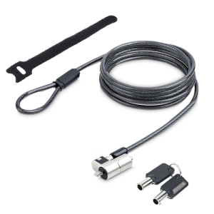 StarTech.com NANOK-LAPTOP-LOCK cable antirrobo Negro, Plata 2 m StarTech.com NANOK-LAPTOP-LOCK cable antirrobo Negro, Plata 2 m