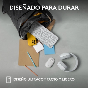 Logitech Pebble 2 M350s ratón Ambidextro RF Wireless + Bluetooth Óptico 4000 DPI