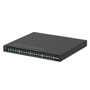 NETGEAR M4350-48G4XF Gestionado L3 Gigabit Ethernet (10/100/1000) Energía sobre Ethernet (PoE) 1U Negro