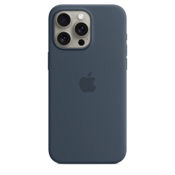 iPhone 15 Pro Max Si Case Storm Blue