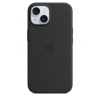 FUNDA IPHONE 15 APPLE SILICONA BLACK MAGSAFE iPhone 15 Si Case Black