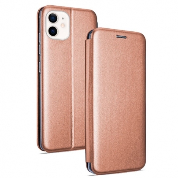 FUNDA MOVIL COOL FLIP COVER ELEGANCE ROSE GOLD PARA IPHONE 12 MINI