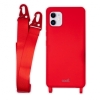 FUNDA MOVIL BACK COVER COOL SILICONA RED + CINTA RED IPHONE 11 FUNDA MOVIL BACK COVER COOL SILICONA RED + CINTA RED PARA IPHONE 11