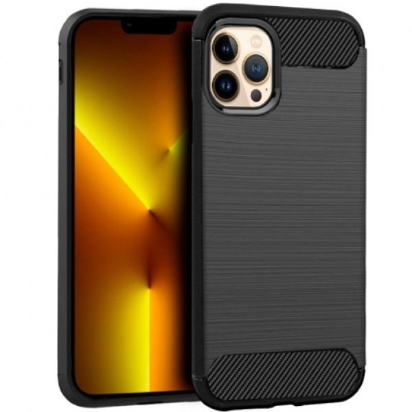 FUNDA MOVIL BACK COVER COOL CARBON BLACK PARA IPHONE 13 PRO MAX