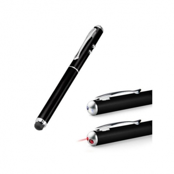 LAPIZ COOL PUNTERO STYLUS UNIVERSAL LASER BLACK