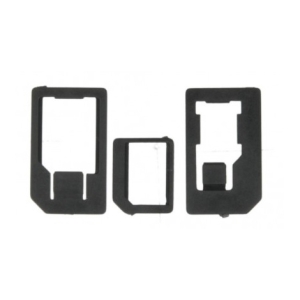 ADAPTADOR UNIVERSAL HT SIM PARA NANOSIM Y MICROSIM BLACK