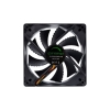 Tacens Anima AF12, ventilador para PC, 12cm 12v, 14dB, 9 aspas, 1200 RPM, negro VENTILADOR 12CM 120X120X25MM TACENS ANIMA AF12 BLACK