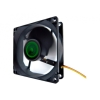 Tacens Anima AF8, ventilador para PC, 8cm, 12v, 12dB, 7 aspas, 1800 RPM, negro VENTILADOR 8CM 80X80X25MM TACENS ANIMA AF8 BLACK